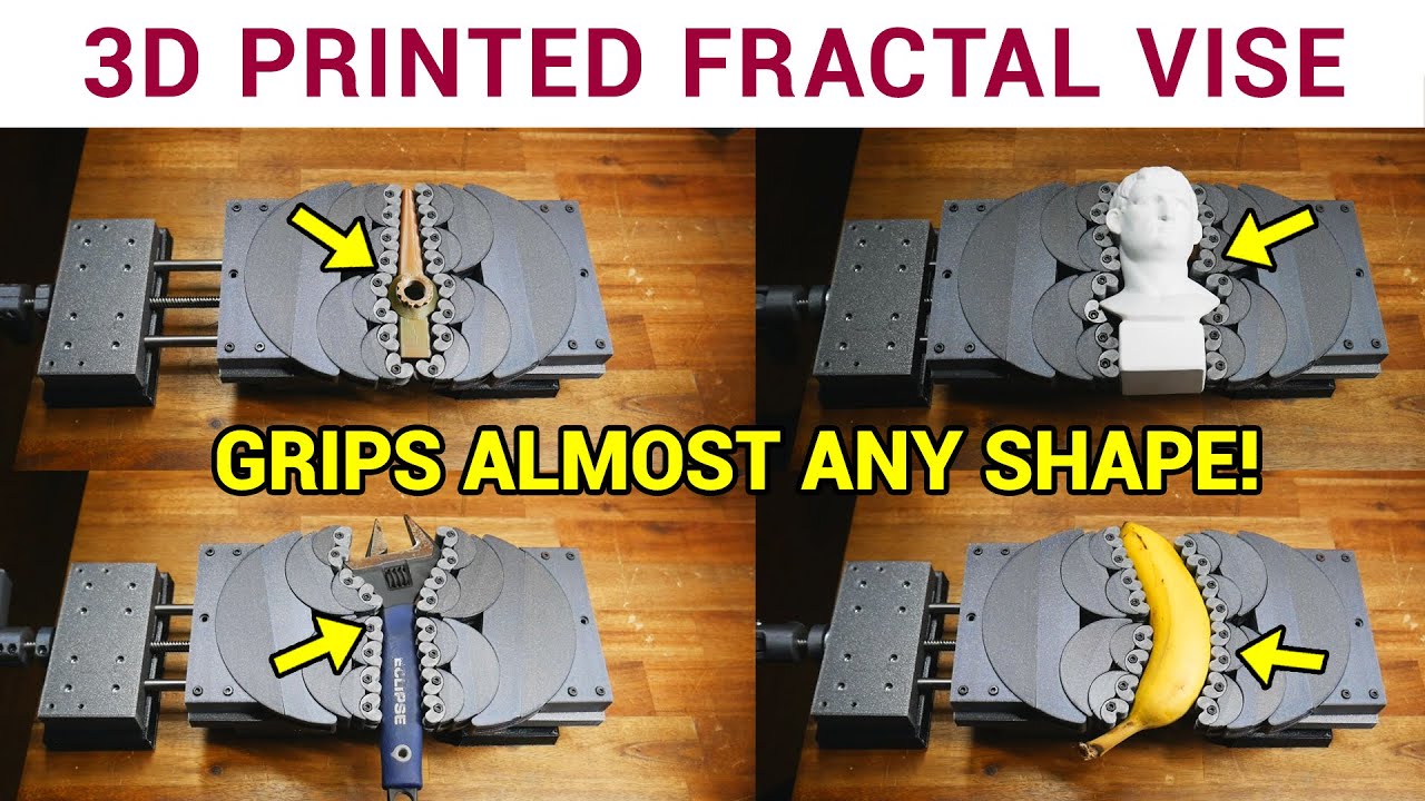 3D printed fractal vise - The coolest tool you didn't know you needed