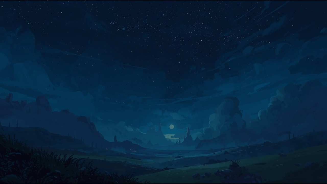 Fall Asleep Fast - Empty Night Ambient (1 Hour)