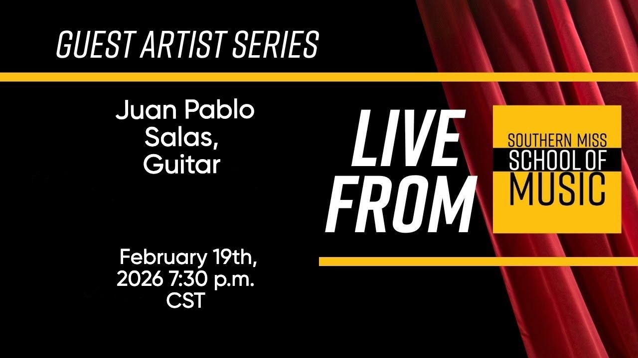 Guest Artist Series presents Juan Pablo Salas, Guitar