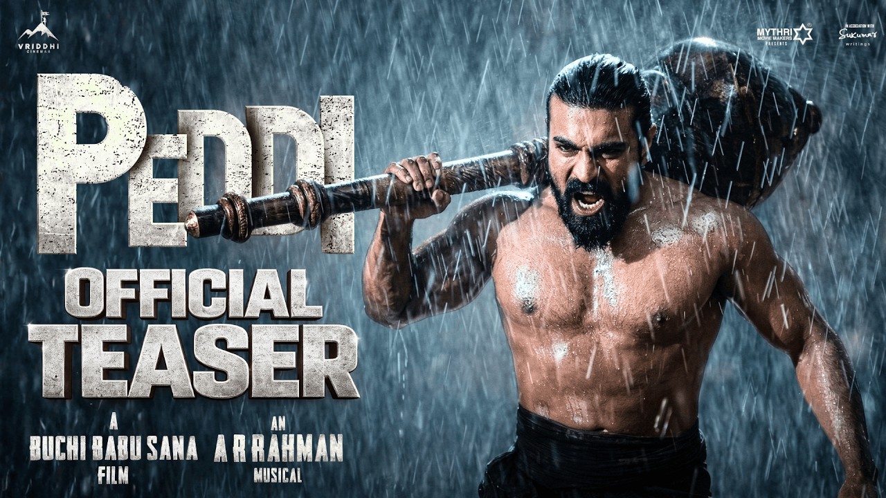 Peddi Official Teaser | Happy Birthday Ram Charan | Janhvi Kapoor | AR Rahman | Buchi Babu Sana