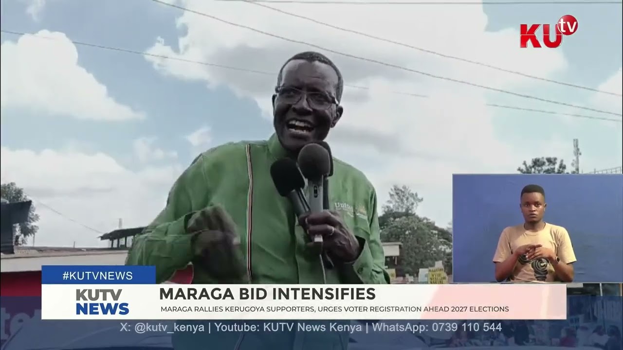 Maraga rallies Kerugoya supporters, urges voter registration ahead 2027 elections