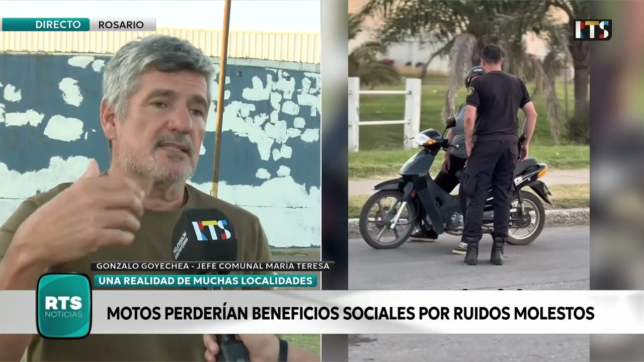 MARÍA TERESA: MEDIDAS CONTRA MOTOCICLISTAS POR RUIDOS MOLESTOS