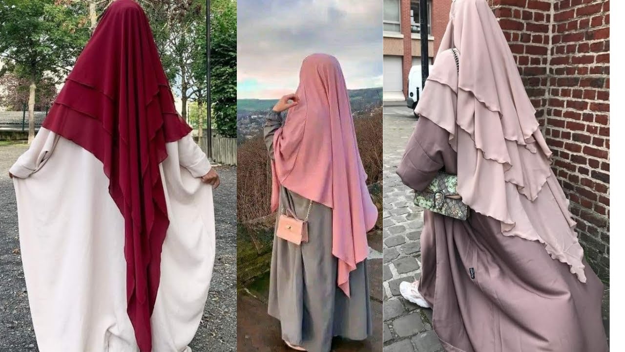 حجاب شرعي قمة في الروعة/صيفي🤩موديلات للخياطة❤❤