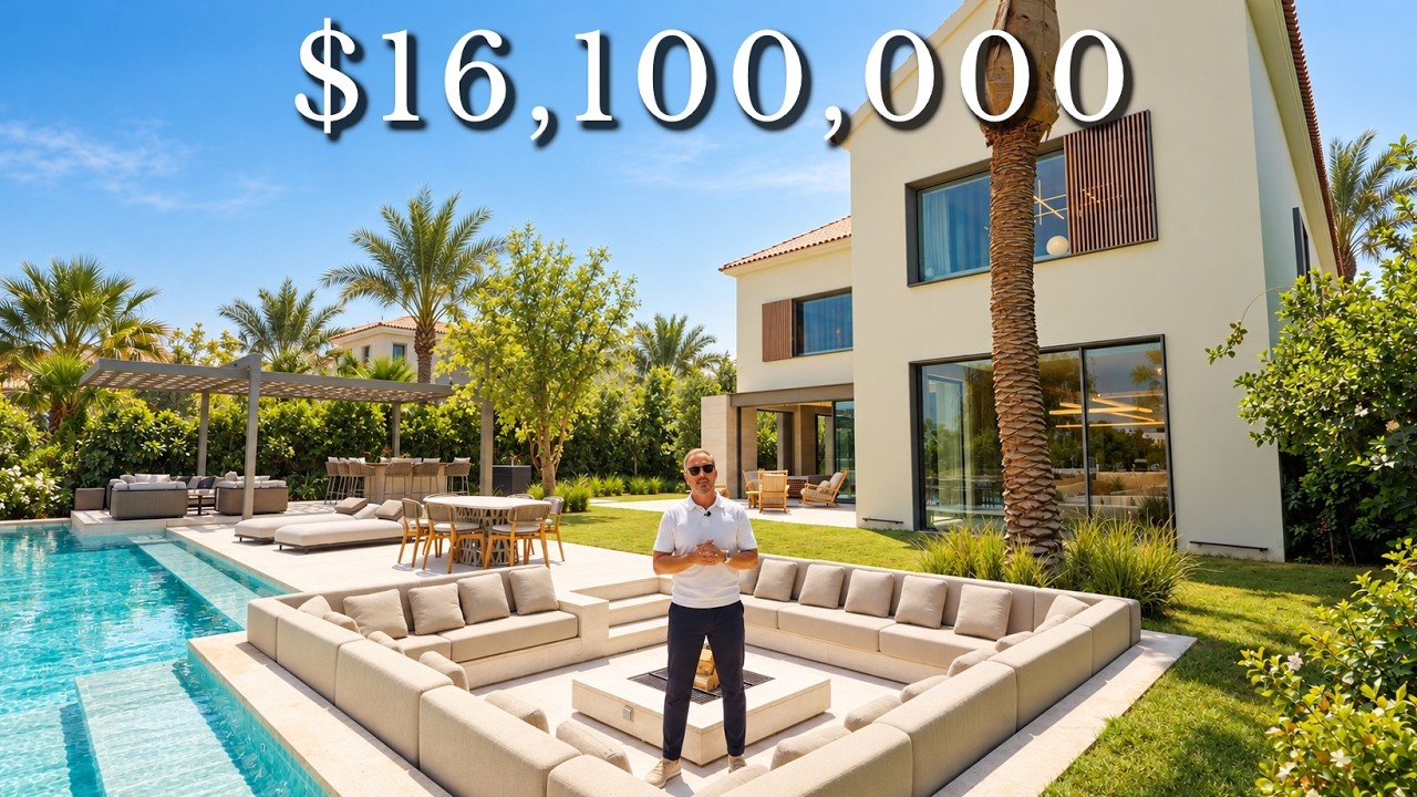 Обзор дома мечты за 16 100 000 $ в Jumeirah Golf Estates, Дубай