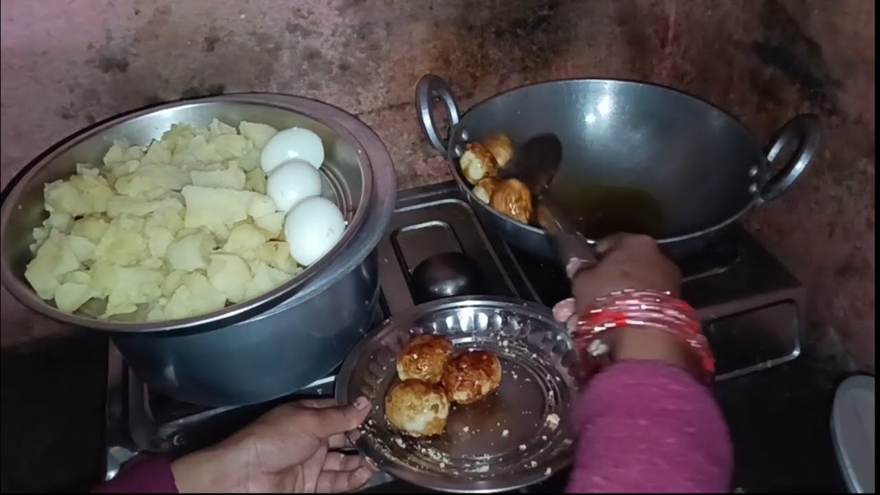 Desi Anda Bhat Recipe | Ghar Par Tasty Egg Rice Kaise Banaye | Garib Ki Desi Life