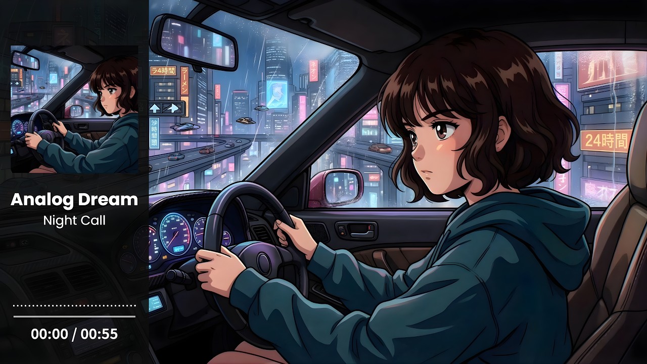 𝐍𝐈𝐆𝐇𝐓 𝐂𝐀𝐋𝐋 | Chill Synthwave Mix for Midnight Driving