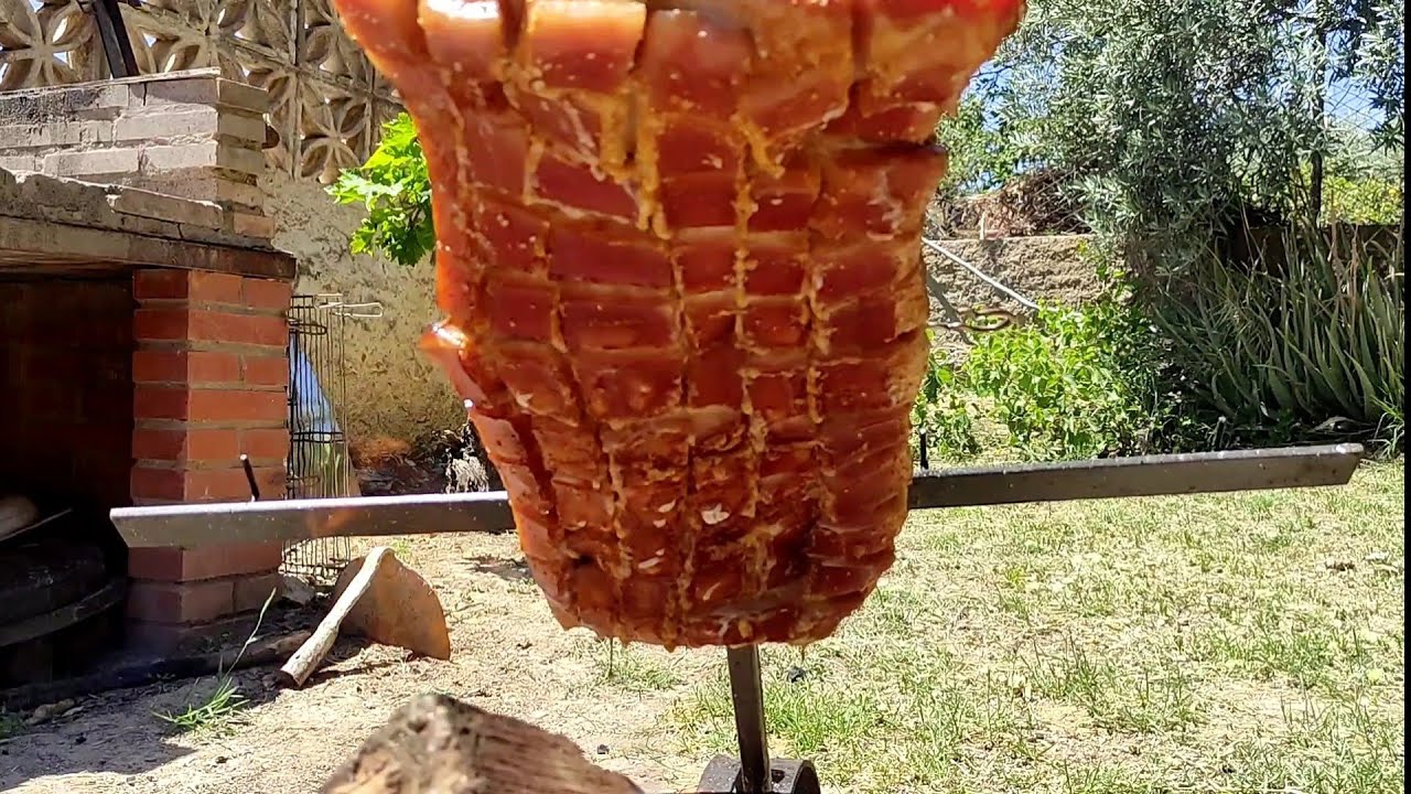 COSTILLAR DE CERDO AL ASADOR🔥💪 CUERITO CROCANTE🤤