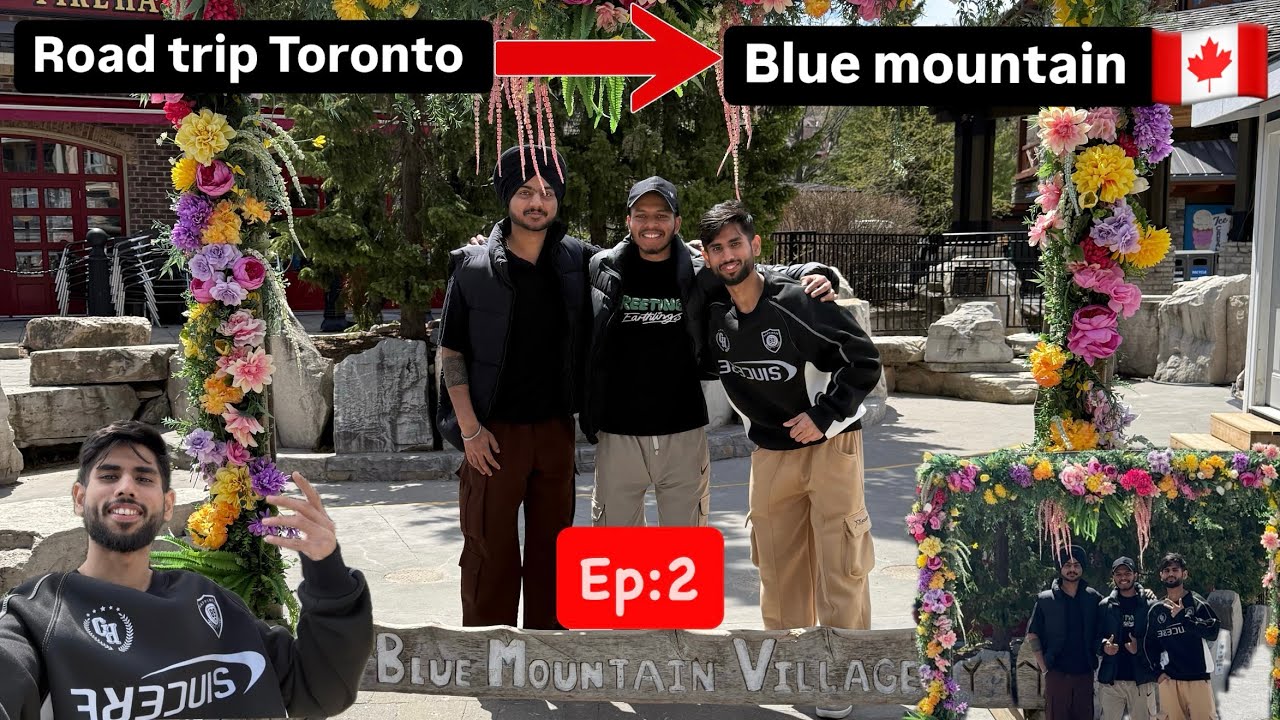 Road trip Toronto to blue mountain 🏔️ | Canada 🇨🇦 | episode:2 | is it worth in summers?🤔|