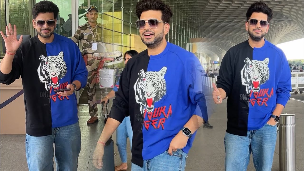 Television Dashing Star Karan Kundra Gets Spotted at Mumbai Airport😍