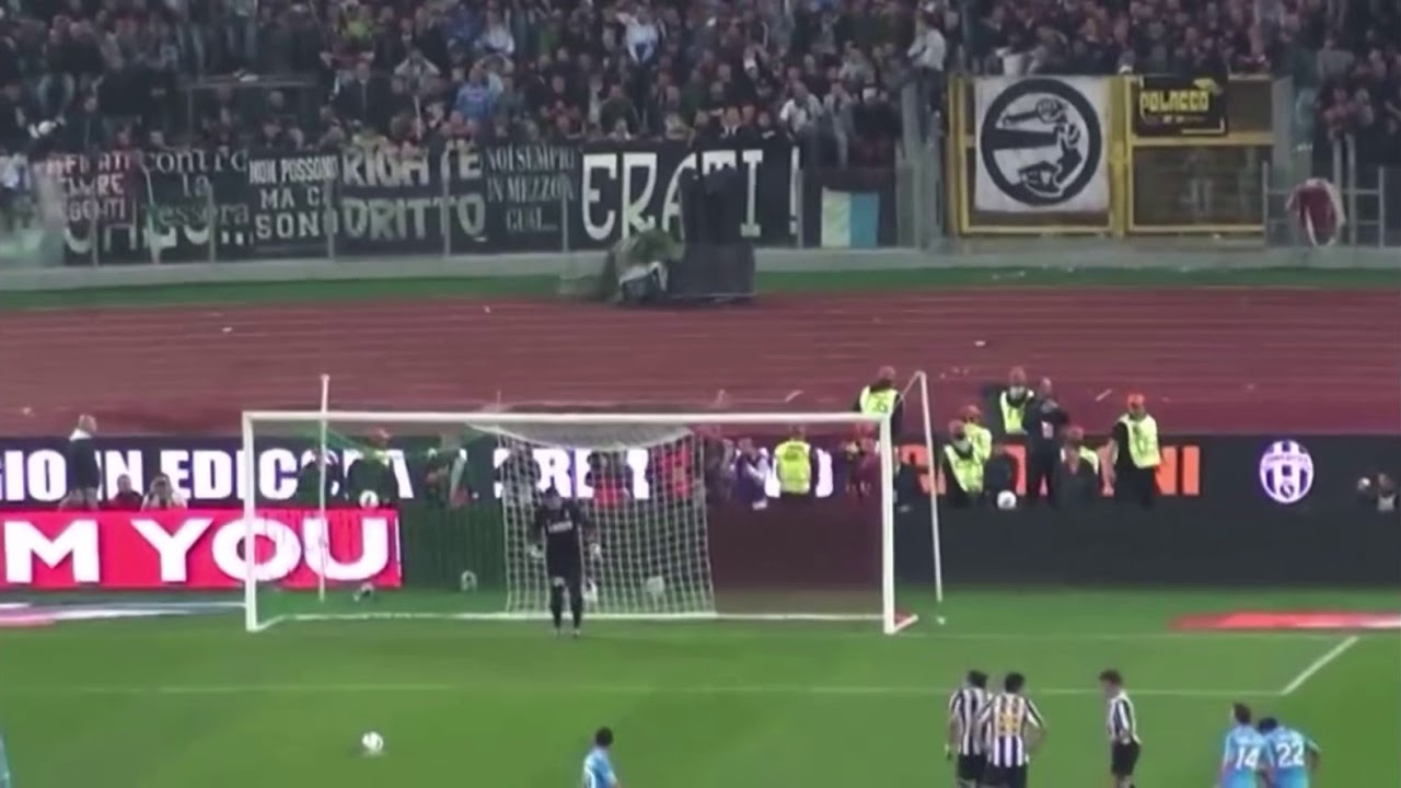 Coppa Italia rigore Cavani