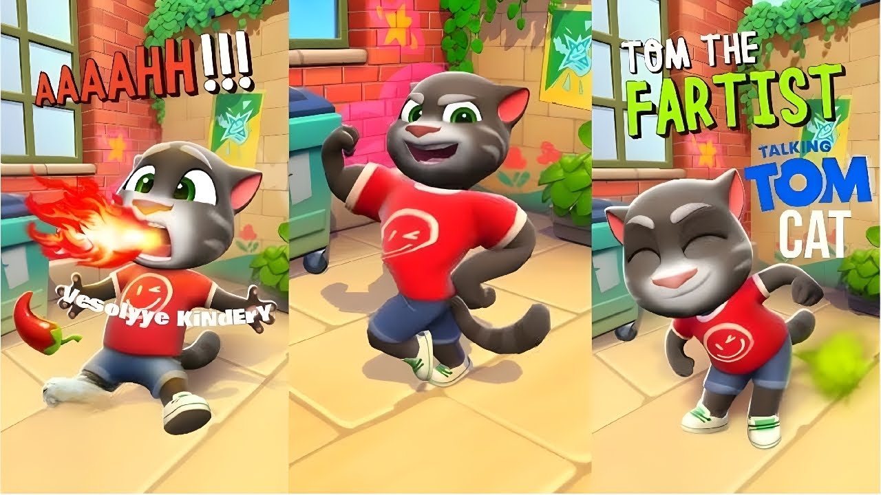 My Talking tom 😉 have a fun today 😂 #Talkingtom #kidsfun #talkingcat