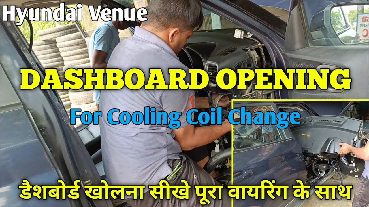 Hyundai Venue Dashboard Opening For Cooling Coil Change/ Dashboard Opening @Shree Balaji Auto