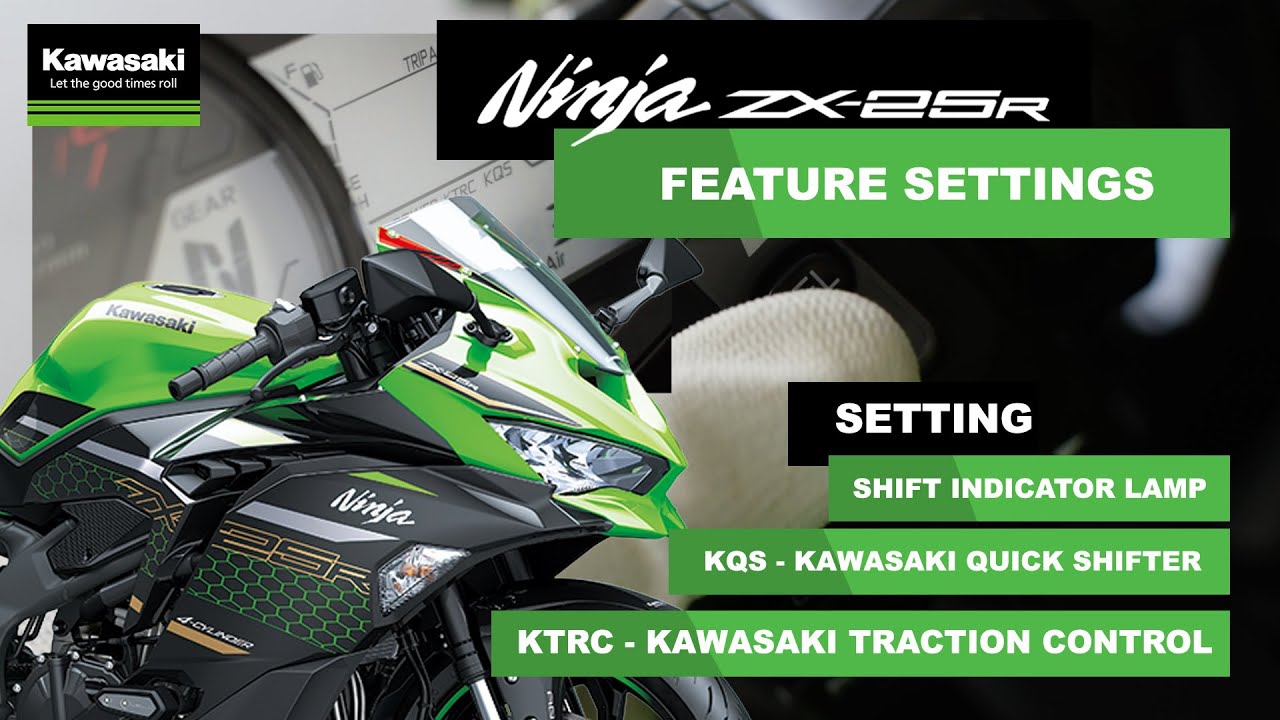 Kawasaki Ninja ZX-25R - Pengaturan Fitur