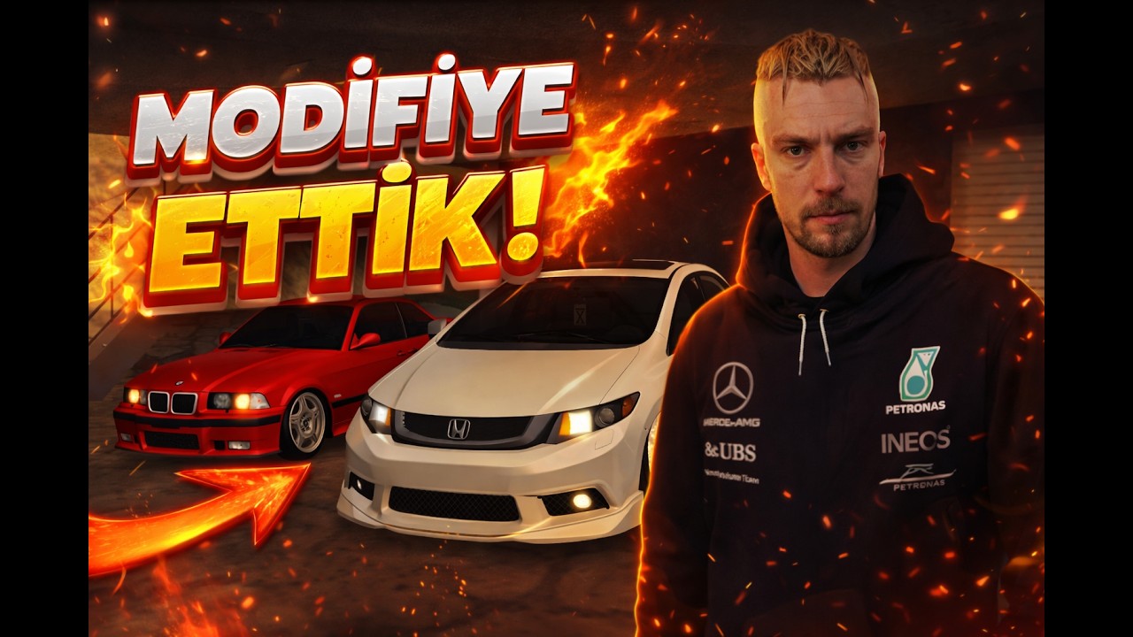 BMW E36 SATIN ALDIK ! MODİFİYE ETTİK ! AREN ARAN B&Ouml;L&Uuml;M 27