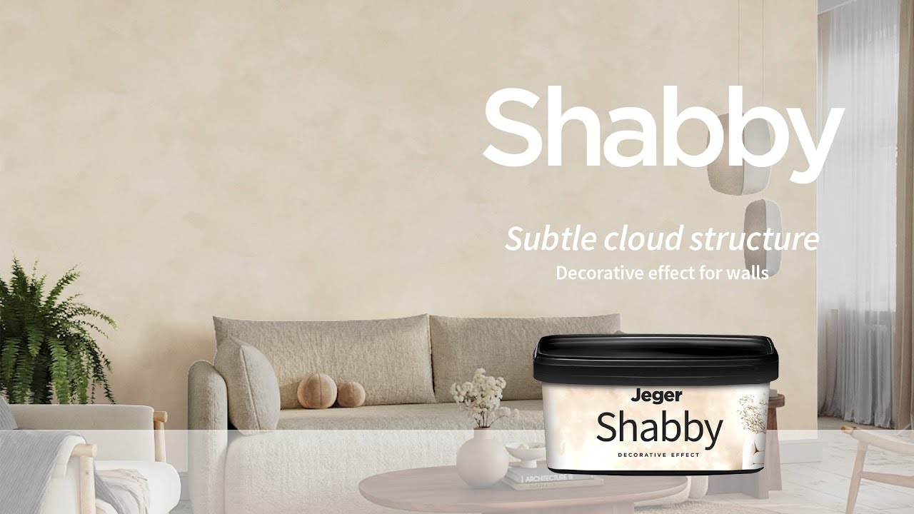 💡Jeger Workshop - Beautiful, subtle cloud texture on the wall - Jeger Shabby DIY