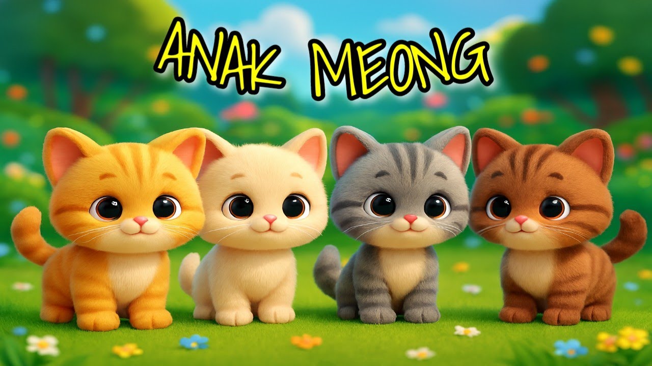 Lagu Anak Anak - KUCING LUCU MEONG MEONG - Lagu Anak & Balita Paling Viral Terbaru 2026