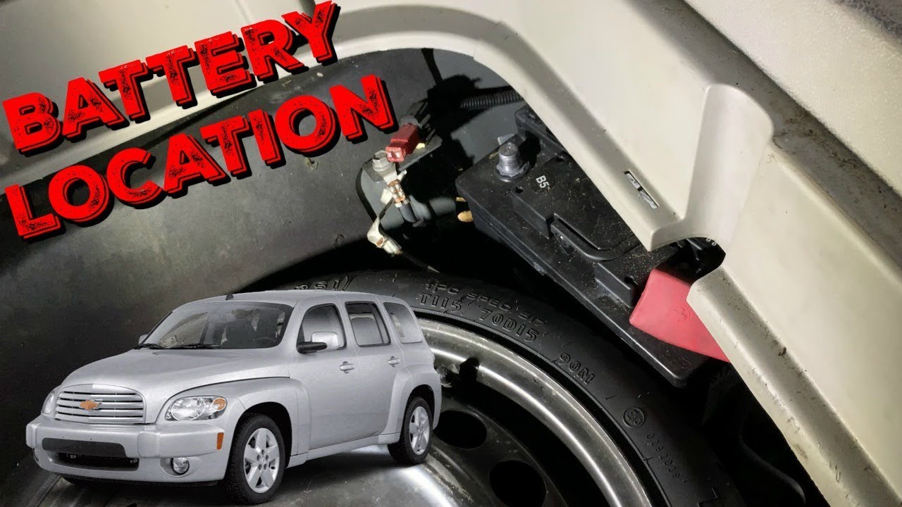 Chevy HHR Battery location and removal