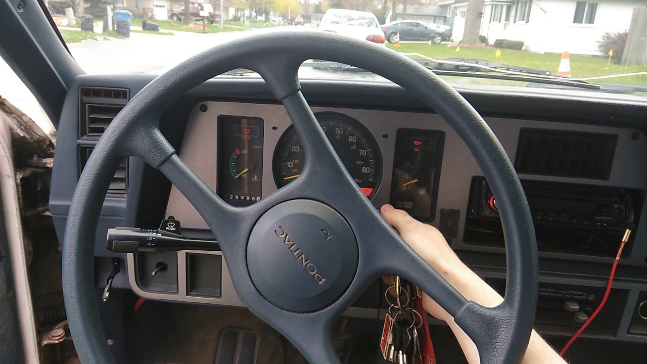 1987 Pontiac Sunbird Cold Start / Rev