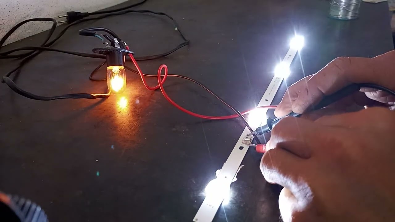 como fazer um testador de barras led de tv