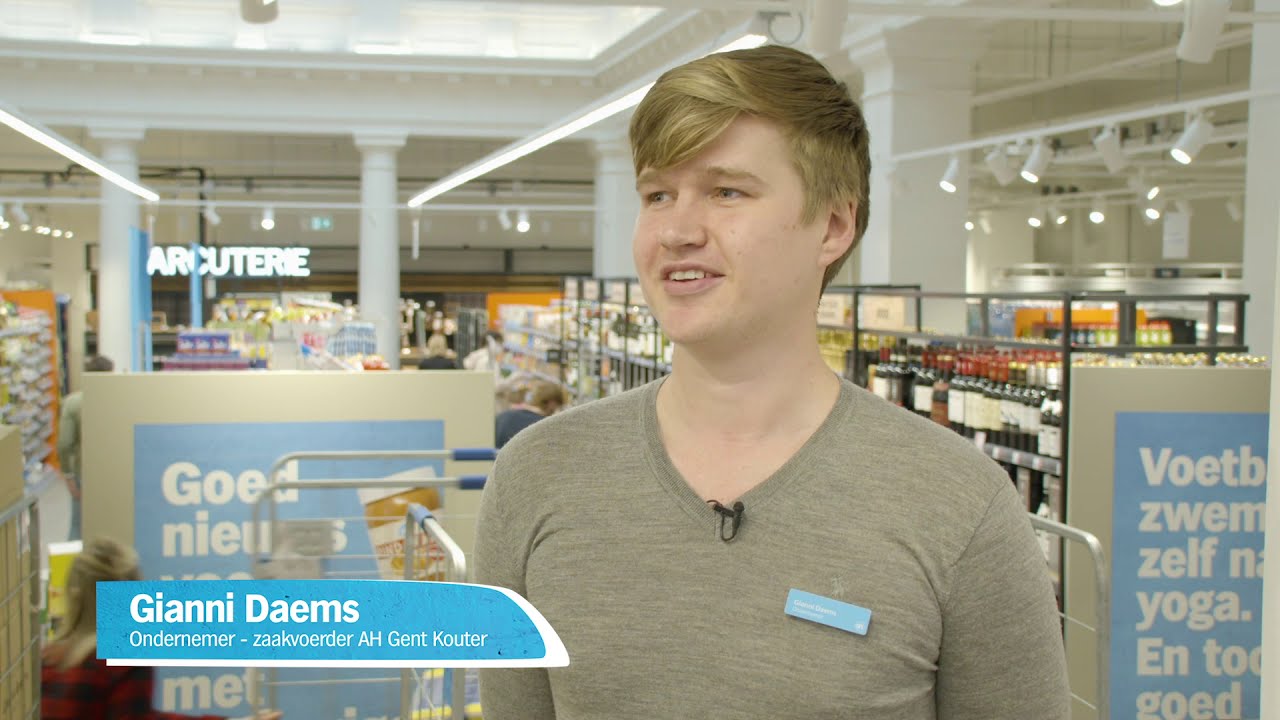 Albert Heijn op Gent Kouter - de week voor de opening