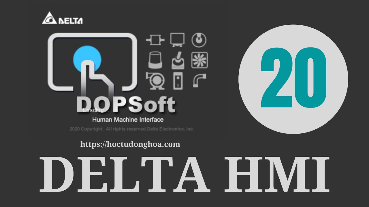 Khóa học HMI Delta bài 20 - Tạo chuyển động trong HMI Delta DOPSoft