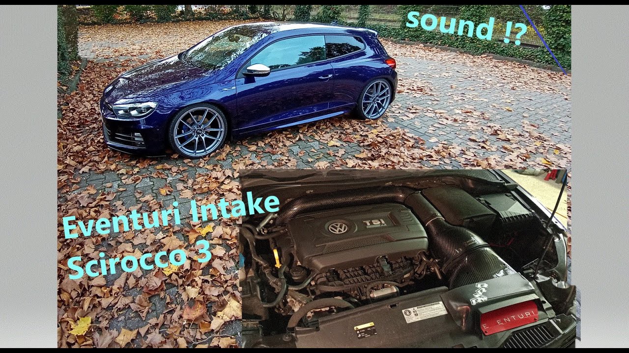 EVENTURI INTAKE SCIROCCO 3- mehr sound von vorne