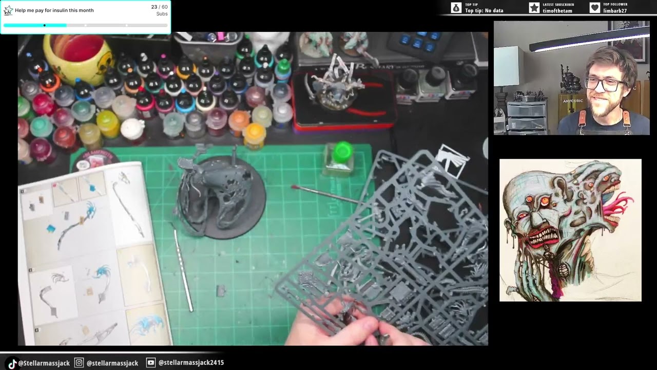 Building Nagash and testing the new camera setup. (Part 1/8)