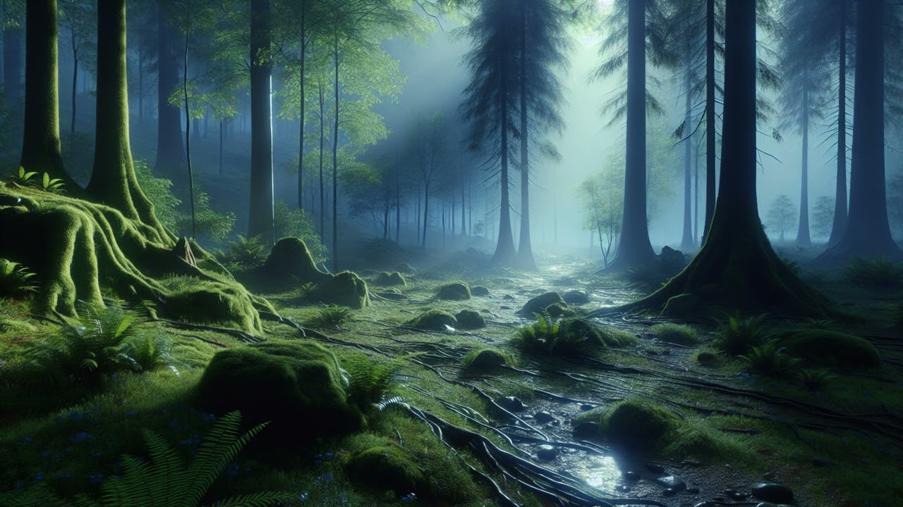 Relaxing Forest Rain Sounds: Natural Stress Relief & Focus Aid