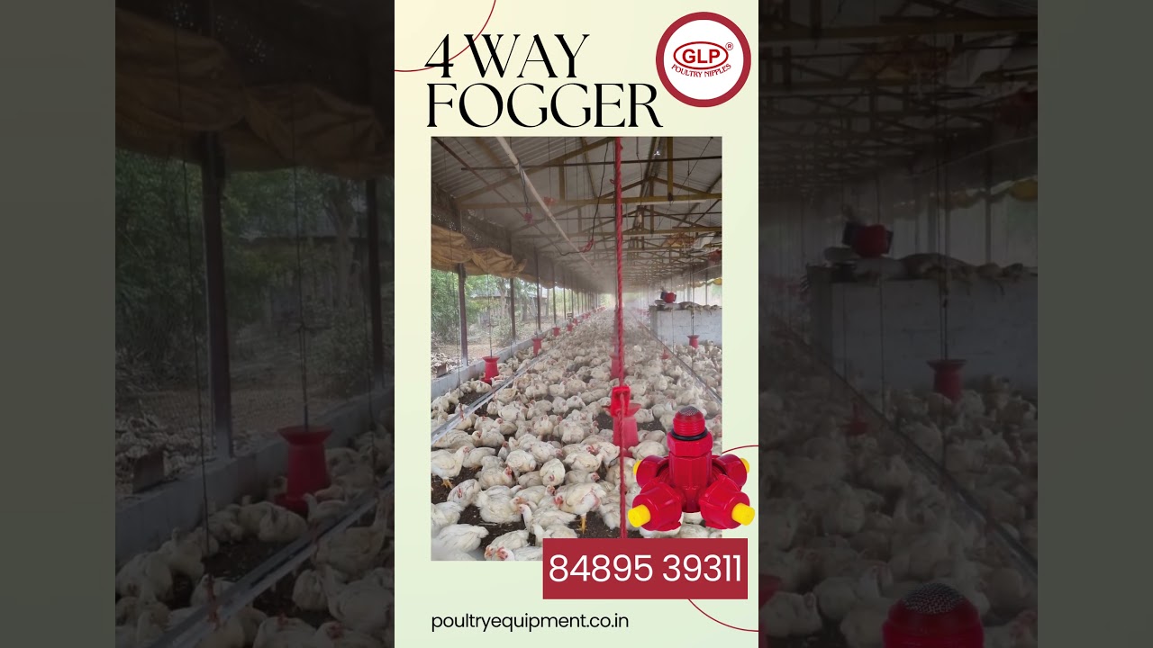 Poultry 4 Way Fogger - Poultry Fogging System - Mayura Poultry Equipments