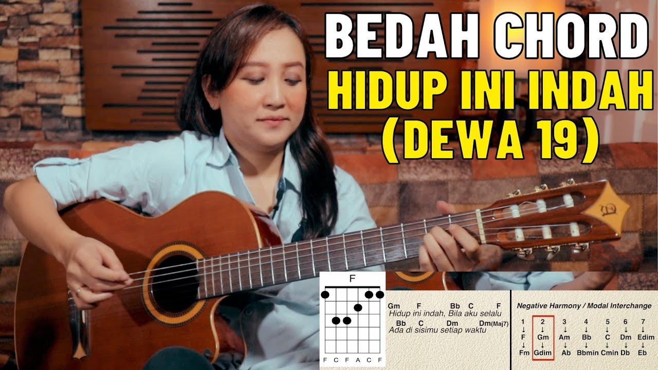 BEDAH CHORD - HIDUP INI INDAH (DEWA 19) - SEE N SEE GUITAR