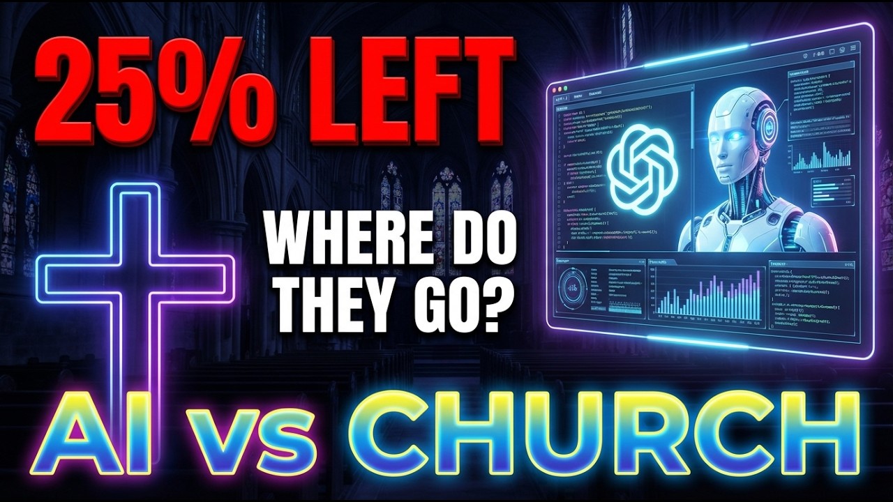 Why 25% of Americans Abandoned Church (And What AI Has To Do With It)