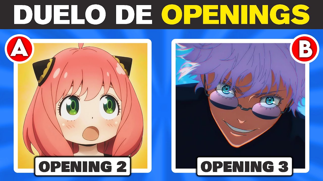 DUELO DE OPENINGS ANIME 🥊🤔🔥 ELIGE 1 OPENING ANIME | TRIVIA ANIME OTAKU ✅