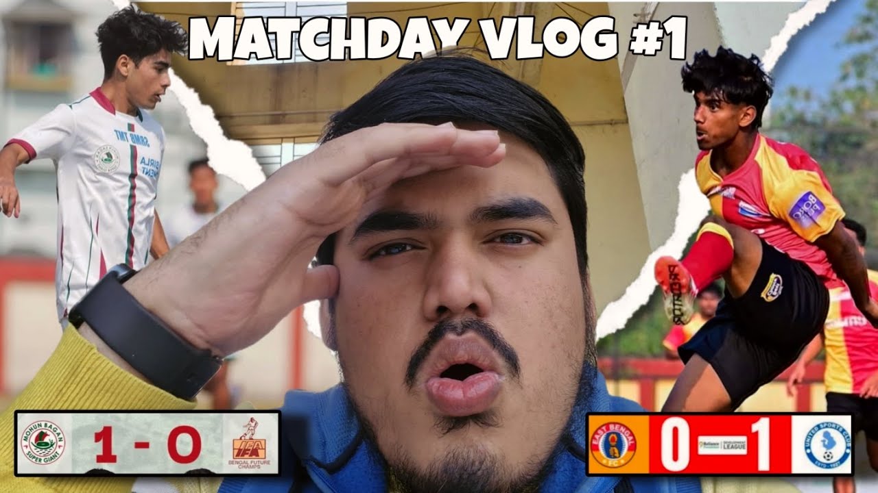 Mohun Bagan WIN, East Bengal Heartbreak 💔 | RFDL Matchday Vlog | Pratz