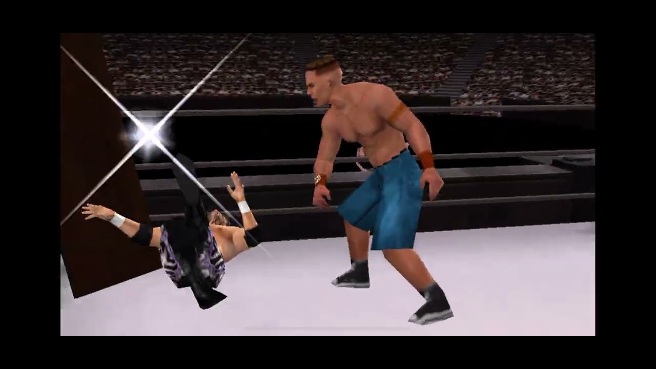 #SmackdownvsRaw200PPSSPP - John Cena vs. Curt Hawkins Table Single
