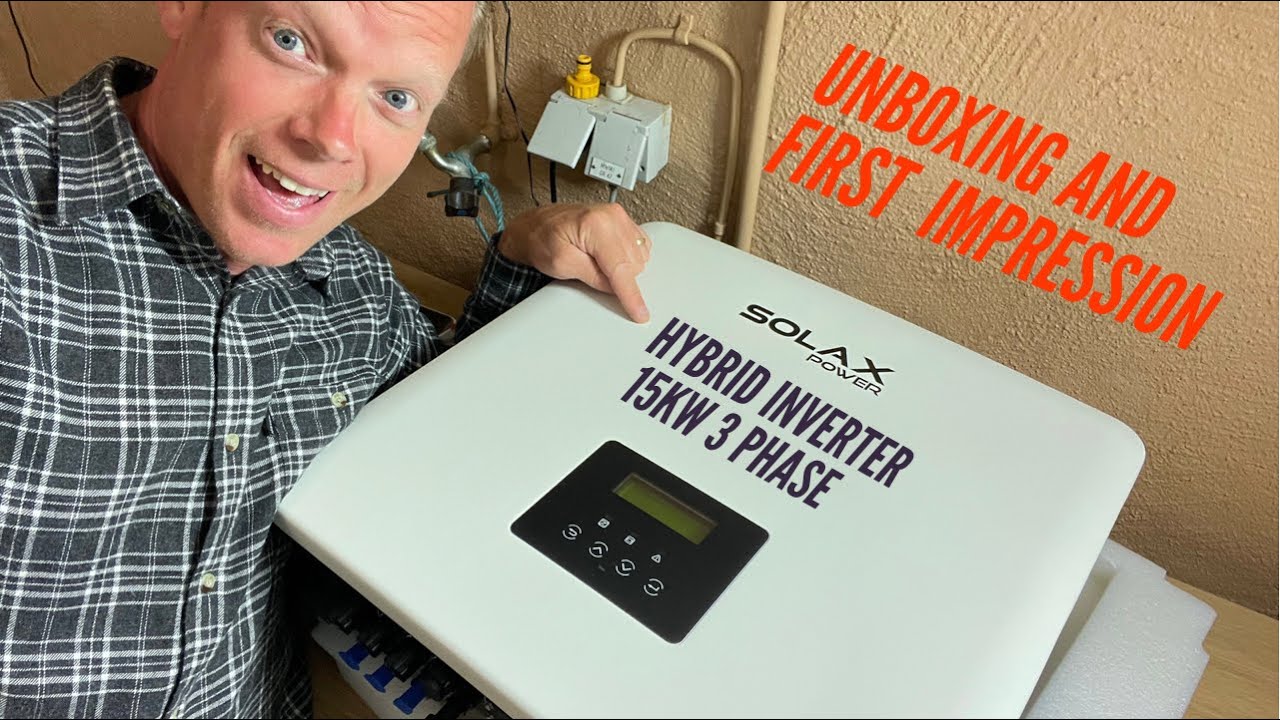 Solax X3 G4 15kw 3 Phase hybrid inverter unboxing and first impression.