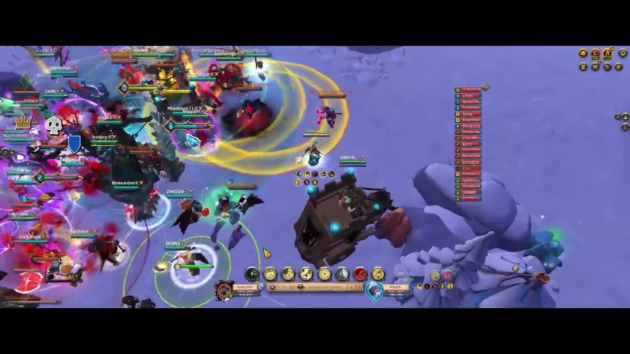 Conscripted vs snake snake fish fish / Hallow 02/03 14UTC Albion online