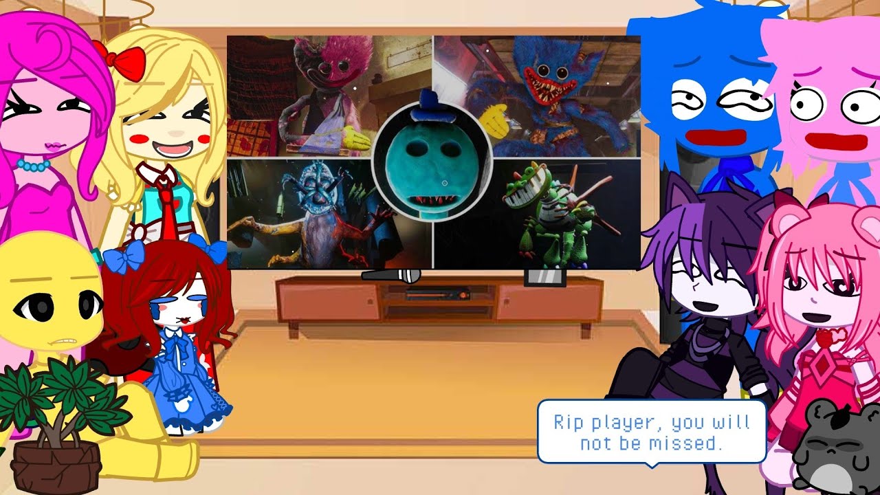 Poppy Playtime Chapter 3 React To Poppy Playtime Chapter 4 Full Game Walkthrough II Gacha Club 🐰