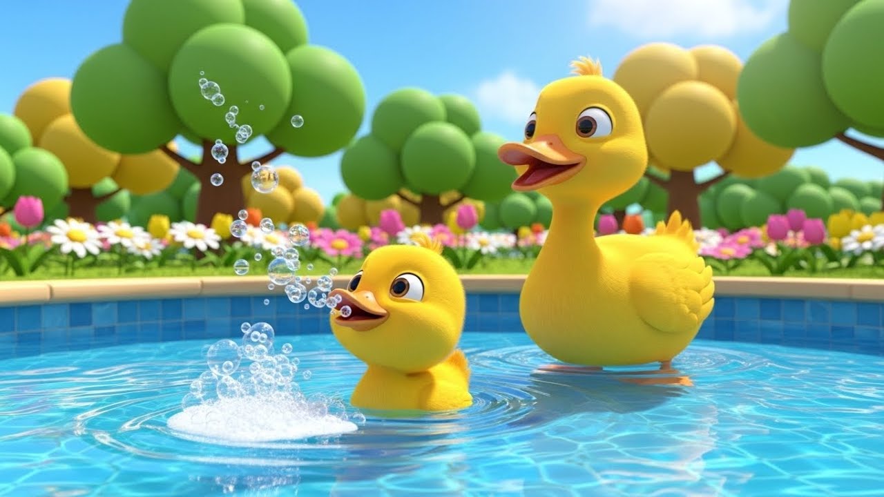 Cinco Patitos 🦆 | Canciones infantiles de animales | Baby Song Español para Niños 🎵👶