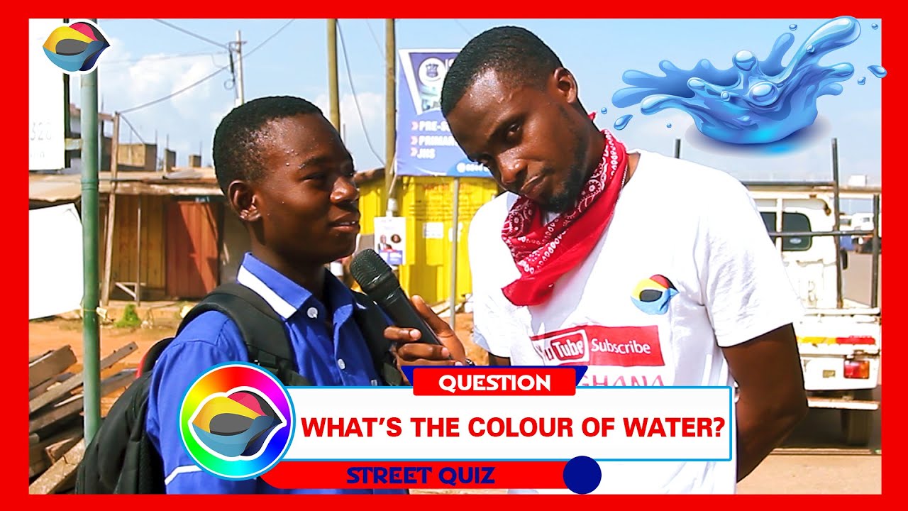 What's The Colour Of WATER? | Street Quiz | Funny Videos | Funny African Videos | African Comedy |
