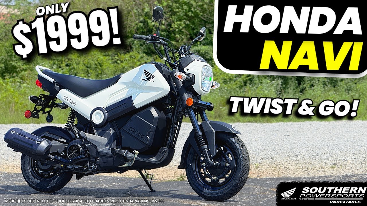 New 2025 Honda Navi Walkaround | White | Southern Honda Powersports