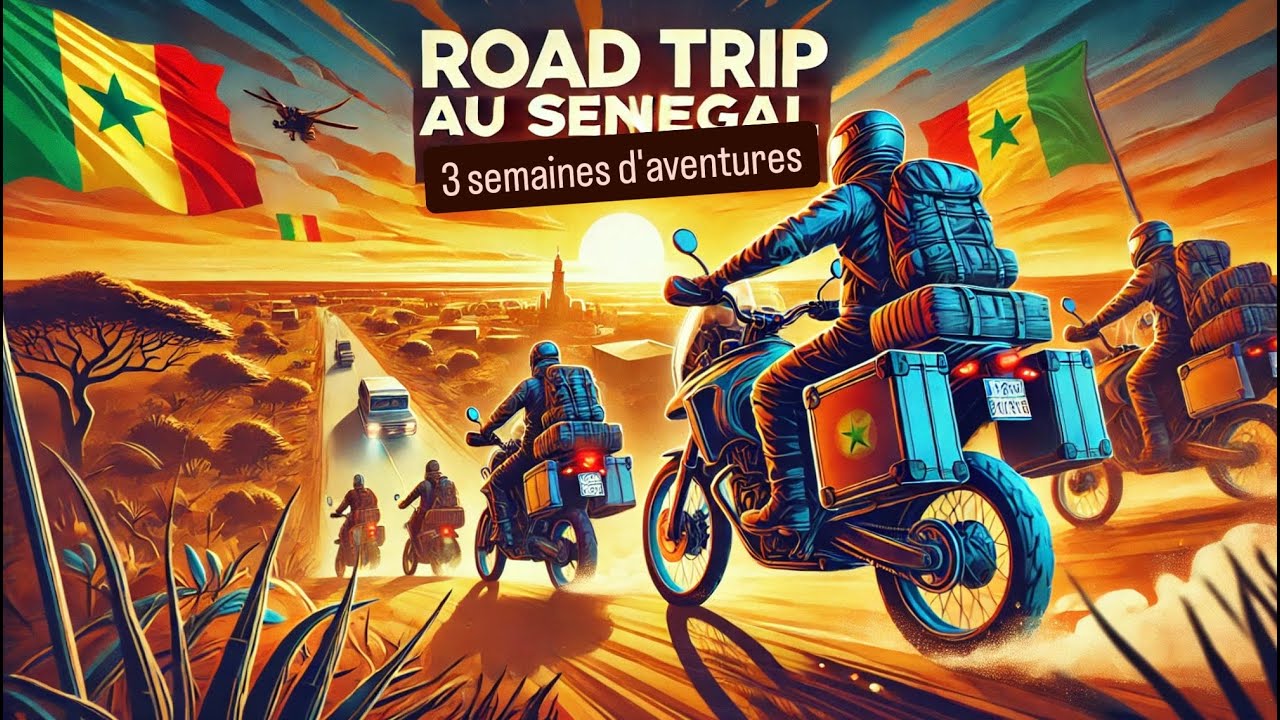 3 Semaines à MOTO au SENEGAL - Une AVENTURE entre amis