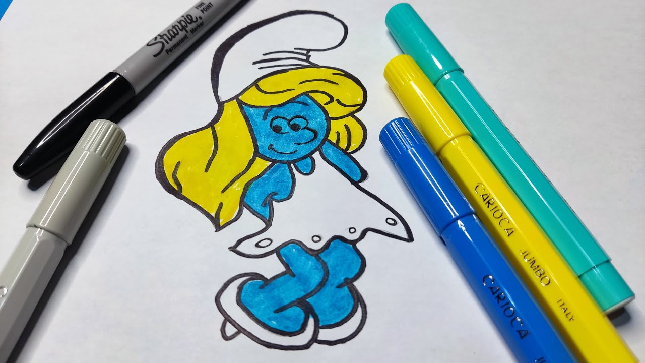 Στρουμφάκι Στρουμφίτα 🍄 | Smurf | Let's Play with Colors