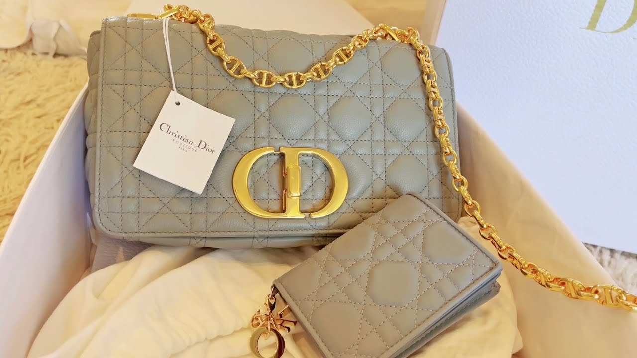 DIOR CARO MEDIUM HANDBAG & MINI LADY DIOR WALLET IN-DEPTH DETAILS