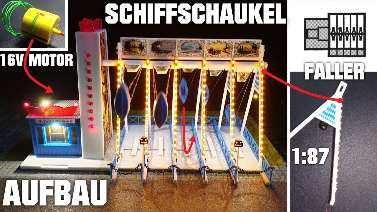 Schiffschaukel (140318) Faller 2023 ► Modellaufbau │MGX