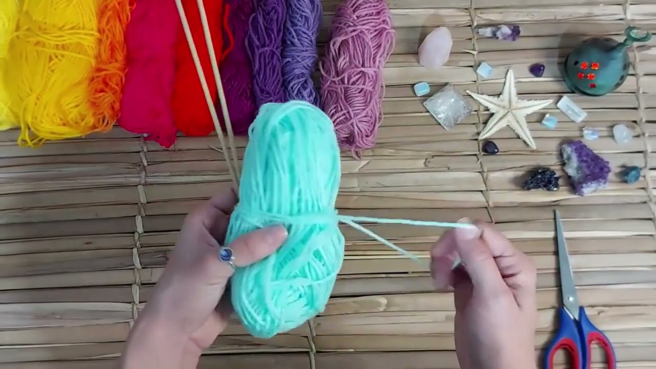 Aprenda a Tecer uma Mandala de Lã | 8 Pontas | Passo a Passo | Mila Mandalas ♥