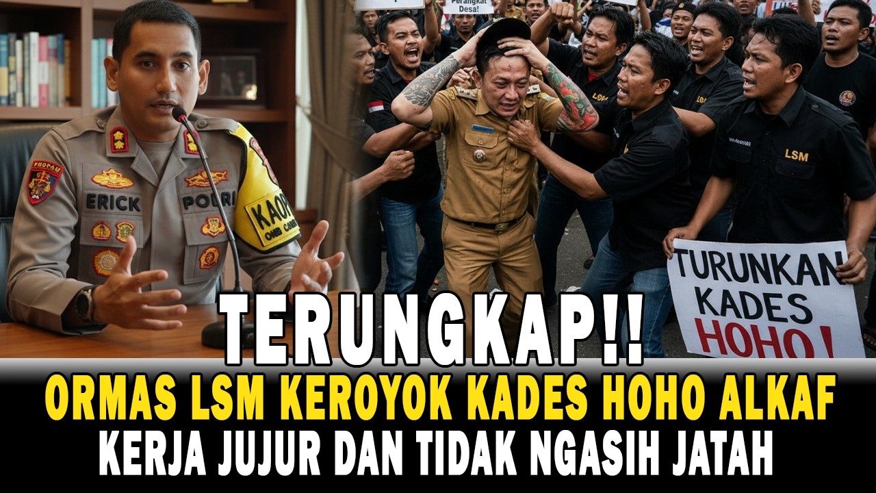 KADES HOHO DIKEROYOK‼️LSM TAK TERIMA ANGGOTANYA TIDAK LOLOS SELEKSI PERANGKAT DESA‼️
