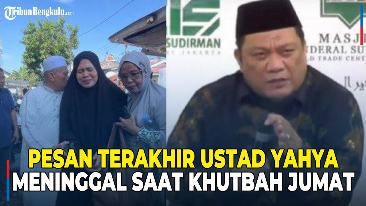 Pesan Terakhir Ustad Yahya Waloni, Mantan Pendeta Meninggal Mendadak saat Khutbah Jumat di Makassar
