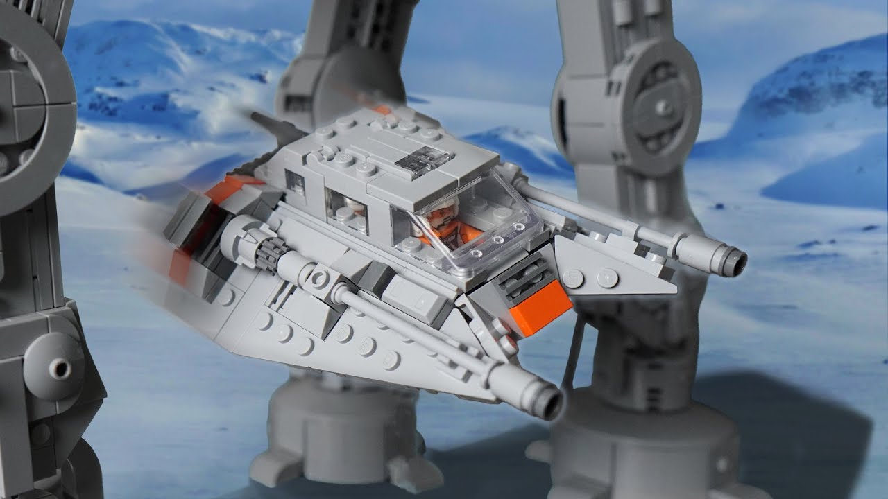 Prawidłowo dobrany rozmiar LEGO T-47 Snowspeeder