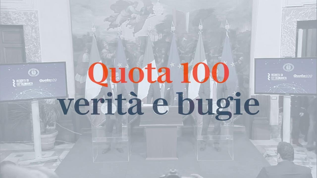 Addio Quota 100: verità e bugie sulla misura cancellata da Draghi - la videoscheda