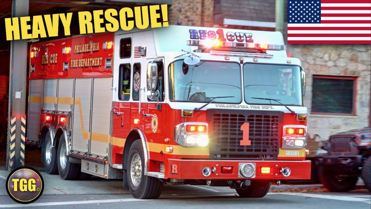 *FIRE CALL!* [Philadelphia] Fire Dept. Rescue 1 & Medic 15 Responding!